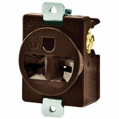 Bryant Electric - Straight Blade Receptacles Receptacle Type: Single Receptacle Grade: Industrial - Exact Tool & Supply