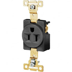 Bryant Electric - Straight Blade Receptacles Receptacle Type: Single Receptacle Grade: Industrial - Exact Tool & Supply
