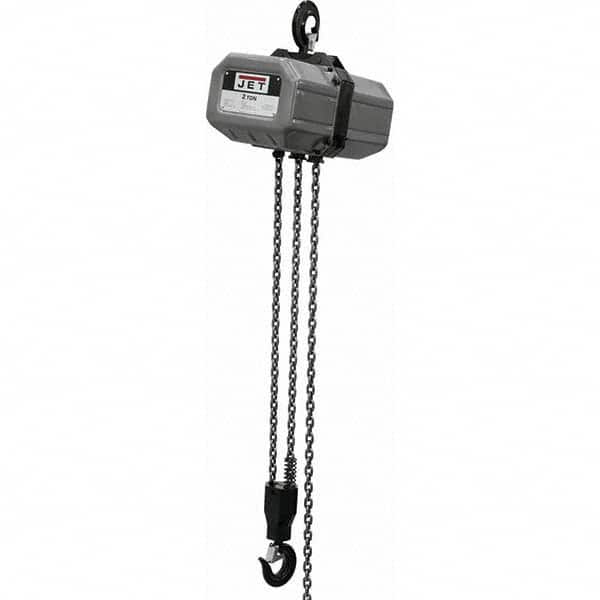 Jet - Electric Hoists Type: Electric Hoist Load Capacity (Ton): 2 - Exact Tool & Supply