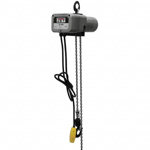 Jet - Electric Hoists Type: Electric Hoist Load Capacity (Ton): 1/8 - Exact Tool & Supply