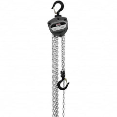 Jet - 500 Lb Capacity, 70' Lift Height, Manual Chain Hoist - Exact Tool & Supply