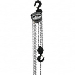Jet - 10,000 Lb Capacity, 80' Lift Height, Manual Chain Hoist - Exact Tool & Supply