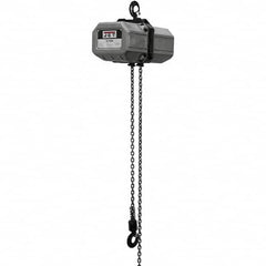 Jet - Electric Hoists Type: Electric Hoist Load Capacity (Ton): 1/2 - Exact Tool & Supply