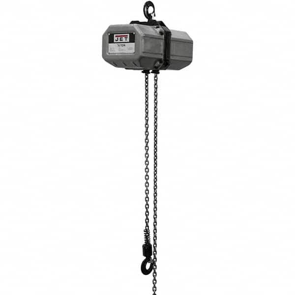 Jet - Electric Hoists Type: Electric Hoist Load Capacity (Ton): 1/2 - Exact Tool & Supply