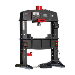 Edwards Manufacturing - Shop Presses; Power Type: Electric ; Pressure (Ton): 60 ; Stroke (Inch): 12-1/4 ; Table Length (Inch): 39-1/4 ; Table Depth (Inch): 42 ; Voltage: 230 - Exact Tool & Supply