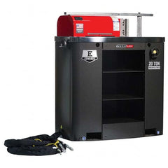 Edwards Manufacturing - Shop Presses; Power Type: Electric ; Pressure (Ton): 20 ; Stroke (Inch): 10 ; Table Length (Inch): 24 ; Table Depth (Inch): 42 ; Voltage: 230 - Exact Tool & Supply
