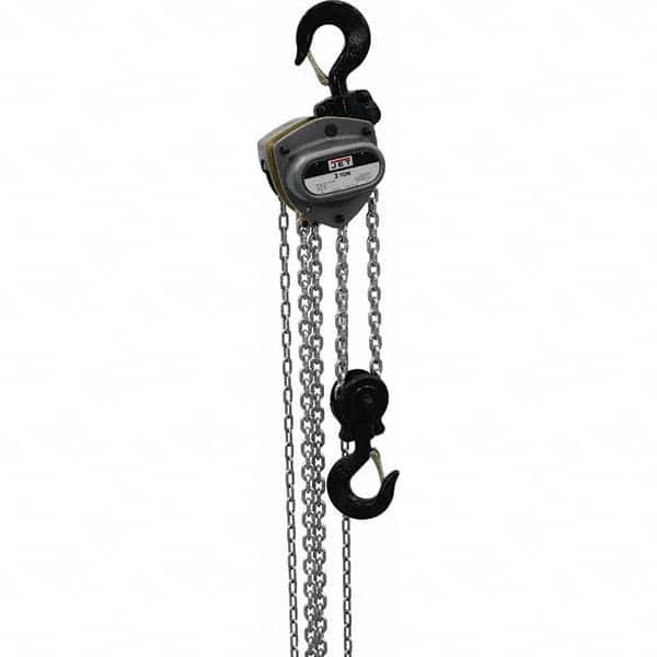 Jet - 10,000 Lb Capacity, 60' Lift Height, Manual Chain Hoist - Exact Tool & Supply