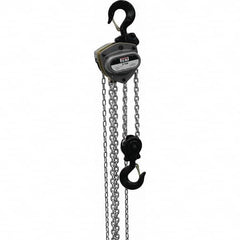 Jet - 10,000 Lb Capacity, 60' Lift Height, Manual Chain Hoist - Exact Tool & Supply