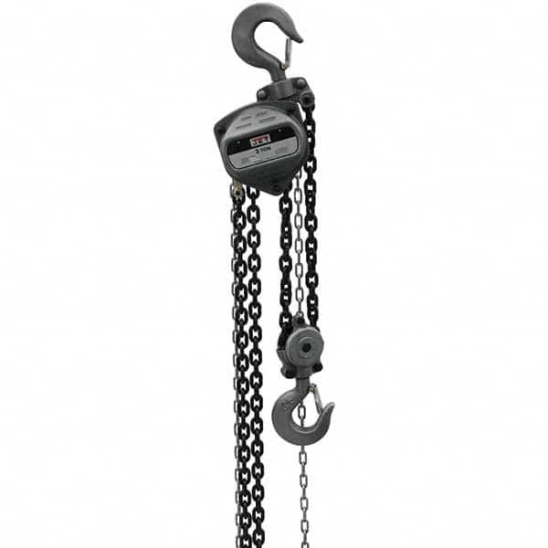 Jet - 6,000 Lb Capacity, 40' Lift Height, Manual Chain Hoist - Exact Tool & Supply