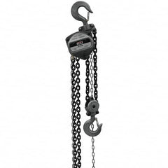 Jet - 10,000 Lb Capacity, 40' Lift Height, Manual Chain Hoist - Exact Tool & Supply