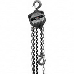Jet - 1,000 Lb Capacity, 40' Lift Height, Manual Chain Hoist - Exact Tool & Supply