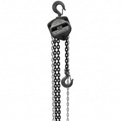 Jet - 1,000 Lb Capacity, 40' Lift Height, Manual Chain Hoist - Exact Tool & Supply