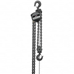 Jet - 10,000 Lb Capacity, 50' Lift Height, Manual Chain Hoist - Exact Tool & Supply