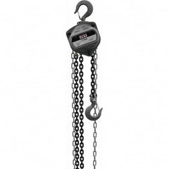 Jet - 3,000 Lb Capacity, 40' Lift Height, Manual Chain Hoist - Exact Tool & Supply