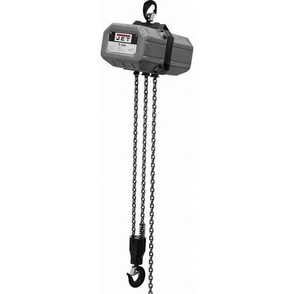 Jet - Electric Hoists Type: Electric Hoist Load Capacity (Ton): 1 - Exact Tool & Supply