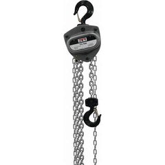 Jet - 3,000 Lb Capacity, 100' Lift Height, Manual Chain Hoist - Exact Tool & Supply