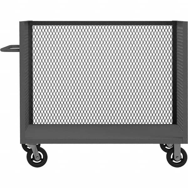 Durham - 2,400 Lb Capacity 3-Sided Bulk Truck - Exact Tool & Supply