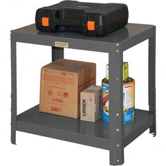 Durham - Stationary Work Benches, Tables Type: Machine Work Table Top Material: 16 Gauge Steel - Exact Tool & Supply