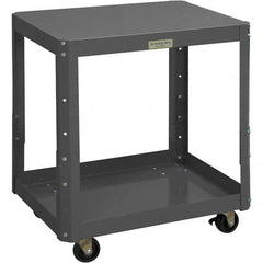 Durham - Stationary Work Benches, Tables Type: Machine Work Table Top Material: 16 Gauge Steel - Exact Tool & Supply