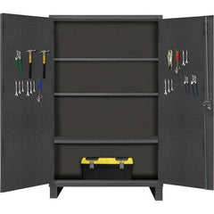 Durham - 3 Shelf Pegboard Storage Cabinet - Exact Tool & Supply