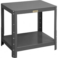 Durham - Stationary Work Benches, Tables Type: Machine Work Table Top Material: 16 Gauge Steel - Exact Tool & Supply