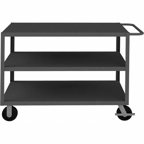 Durham - 3,000 Lb Capacity, 24-1/4" Wide x 54-1/4" Long x 37-7/16" High Heavy Duty Service Cart - Exact Tool & Supply