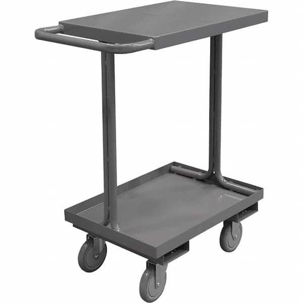 Durham - 1,200 Lb Capacity, 18" Wide x 42" Long x 35-13/16" High Access Shelf Cart - Exact Tool & Supply