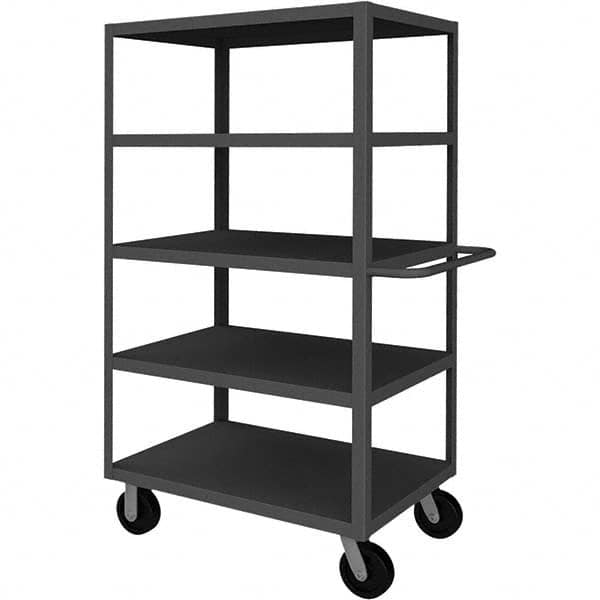 Durham - 3,600 Lb Capacity, 24-1/4" Wide x 42-1/4" Long x 66-1/2" High Heavy Duty Service Cart - Exact Tool & Supply