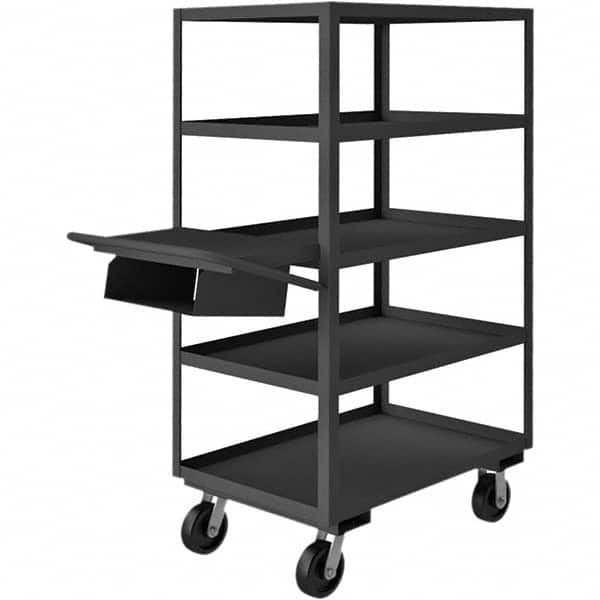Durham - 3,600 Lb Capacity, 24-1/4" Wide x 52-3/8" Long x 65" High Order Picking Cart - Exact Tool & Supply