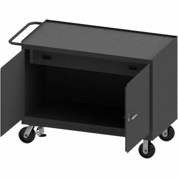 Durham - Mobile Work Benches Type: Cabinet Bench Length: 54-1/8 (Inch) - Exact Tool & Supply