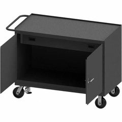 Durham - Mobile Work Benches Type: Cabinet Bench Length: 54-1/8 (Inch) - Exact Tool & Supply