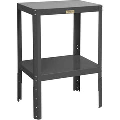 Durham - Stationary Work Benches, Tables Type: Machine Work Table Top Material: 16 Gauge Steel - Exact Tool & Supply