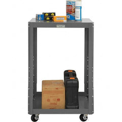 Durham - Stationary Work Benches, Tables Type: Machine Work Table Top Material: 16 Gauge Steel - Exact Tool & Supply