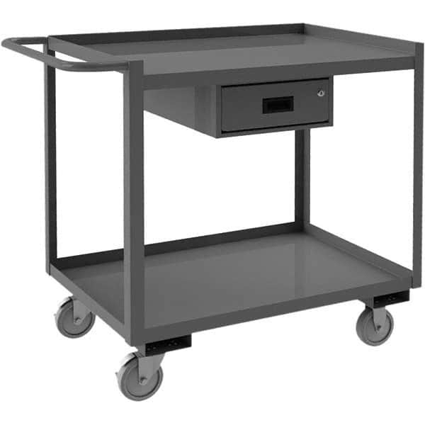 Durham - 1,200 Lb Capacity, 24-1/4" Wide x 54-1/4" Long x 37-5/8" High Heavy Duty Service Cart - Exact Tool & Supply