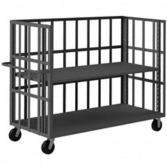Durham - 3,000 Lb Capacity Open Portable Shelf Trucks - Exact Tool & Supply