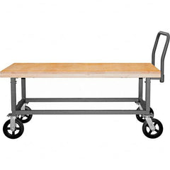 Durham - 1,800 Lb Capacity Work Height Platform Truck - Exact Tool & Supply