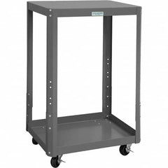 Durham - Stationary Work Benches, Tables Type: Machine Work Table Top Material: 16 Gauge Steel - Exact Tool & Supply