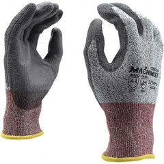 Cordova - Size L (9), ANSI Cut Lvl A4, ANSI Puncture Lvl 4, ANSI Abrasion Lvl 5, Polyurethane Coated Cut & Puncture Resistant Gloves - Exact Tool & Supply