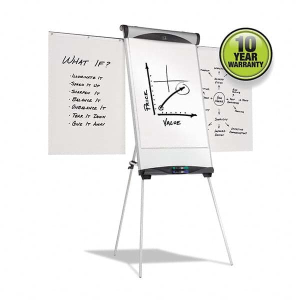 Quartet - Easels Easel Type: Magnetic Dry Erase Easel Fractional Height: 39 - Exact Tool & Supply