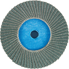PFERD - Flap Discs; Abrasive Type: Coated ; Flap Disc Type: Compact ; Disc Diameter (Inch): 3 ; Abrasive Material: Zirconia Alumina ; Grit: 120 ; Attaching System: Quick Change Type CD - Exact Tool & Supply