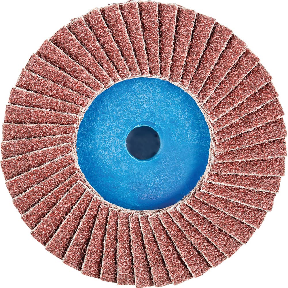 PFERD - Flap Discs; Abrasive Type: Coated ; Flap Disc Type: Compact ; Disc Diameter (Inch): 3 ; Abrasive Material: Aluminum Oxide ; Grit: 40 ; Attaching System: Quick Change Type CD - Exact Tool & Supply