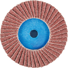 PFERD - Flap Discs; Abrasive Type: Coated ; Flap Disc Type: Compact ; Disc Diameter (Inch): 3 ; Abrasive Material: Aluminum Oxide ; Grit: 40 ; Attaching System: Quick Change Type CD - Exact Tool & Supply