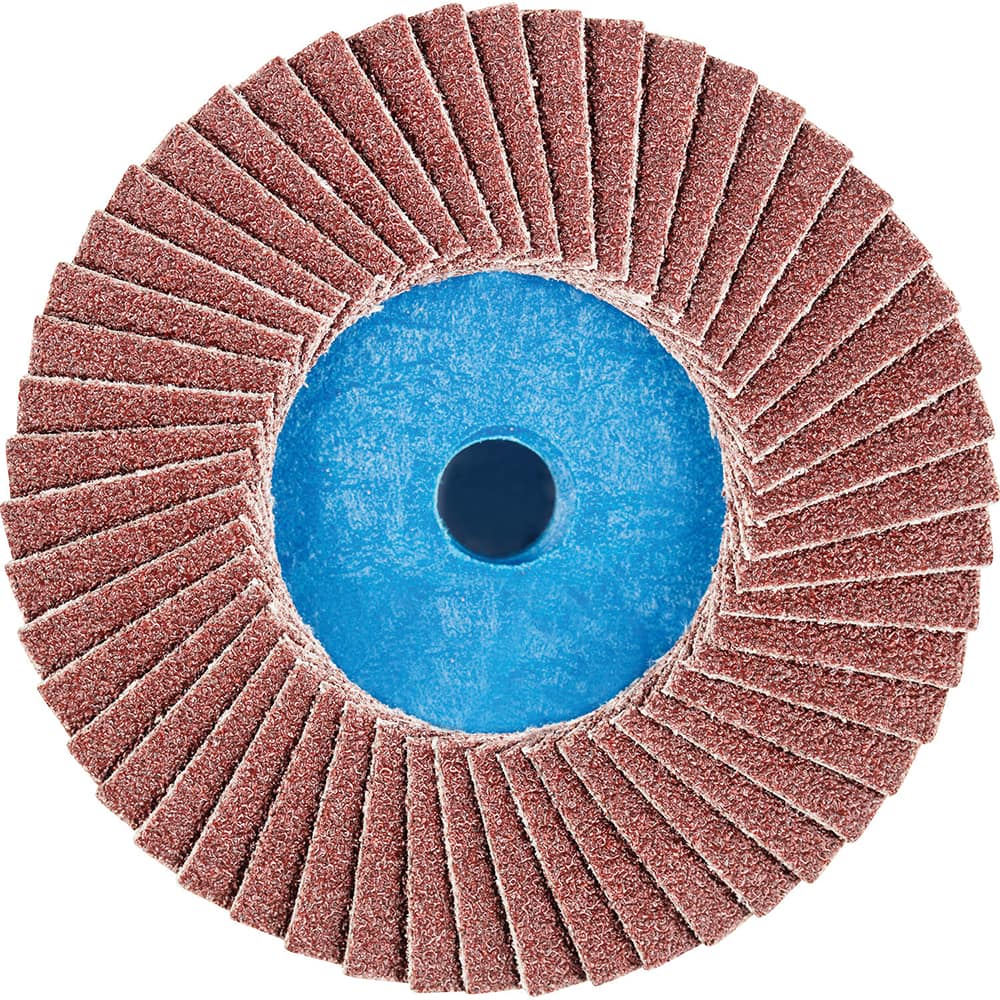 PFERD - Flap Discs; Abrasive Type: Coated ; Flap Disc Type: Compact ; Disc Diameter (Inch): 3 ; Abrasive Material: Aluminum Oxide ; Grit: 60 ; Attaching System: Quick Change Type CD - Exact Tool & Supply