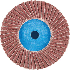 PFERD - Flap Discs; Abrasive Type: Coated ; Flap Disc Type: Compact ; Disc Diameter (Inch): 3 ; Abrasive Material: Aluminum Oxide ; Grit: 60 ; Attaching System: Quick Change Type CD - Exact Tool & Supply
