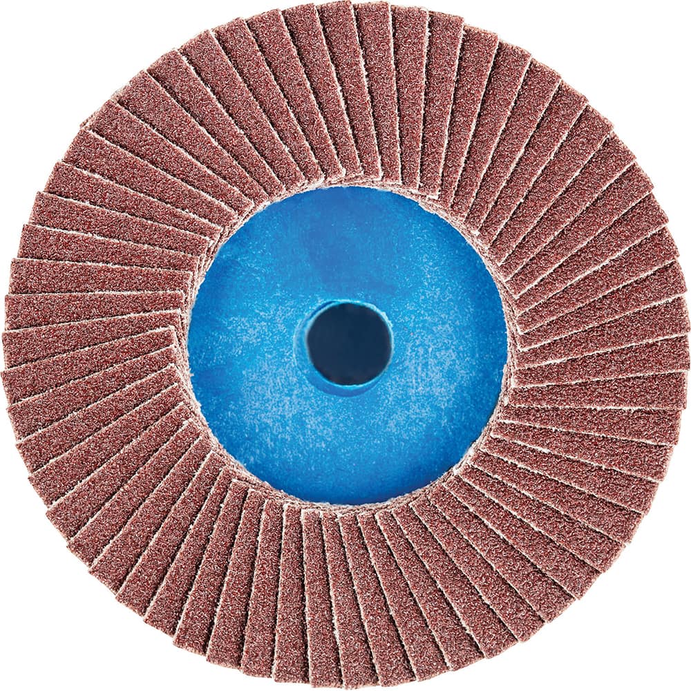 PFERD - Flap Discs; Abrasive Type: Coated ; Flap Disc Type: Compact ; Disc Diameter (Inch): 3 ; Abrasive Material: Aluminum Oxide ; Grit: 80 ; Attaching System: Quick Change Type CD - Exact Tool & Supply