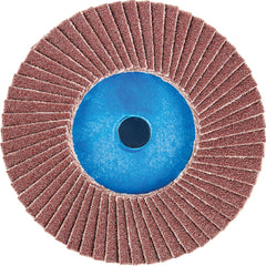 PFERD - Flap Discs; Abrasive Type: Coated ; Flap Disc Type: Compact ; Disc Diameter (Inch): 3 ; Abrasive Material: Aluminum Oxide ; Grit: 80 ; Attaching System: Quick Change Type CD - Exact Tool & Supply