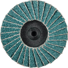 PFERD - Flap Discs; Abrasive Type: Coated ; Flap Disc Type: Type 27 ; Disc Diameter (Inch): 2 ; Abrasive Material: Zirconia Alumina ; Grit: 40 ; Attaching System: Quick Change Type CDR - Exact Tool & Supply