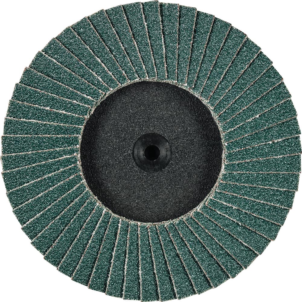 PFERD - Flap Discs; Abrasive Type: Coated ; Flap Disc Type: Compact ; Disc Diameter (Inch): 3 ; Abrasive Material: Zirconia Alumina ; Grit: 60 ; Attaching System: Quick Change Type CDR - Exact Tool & Supply