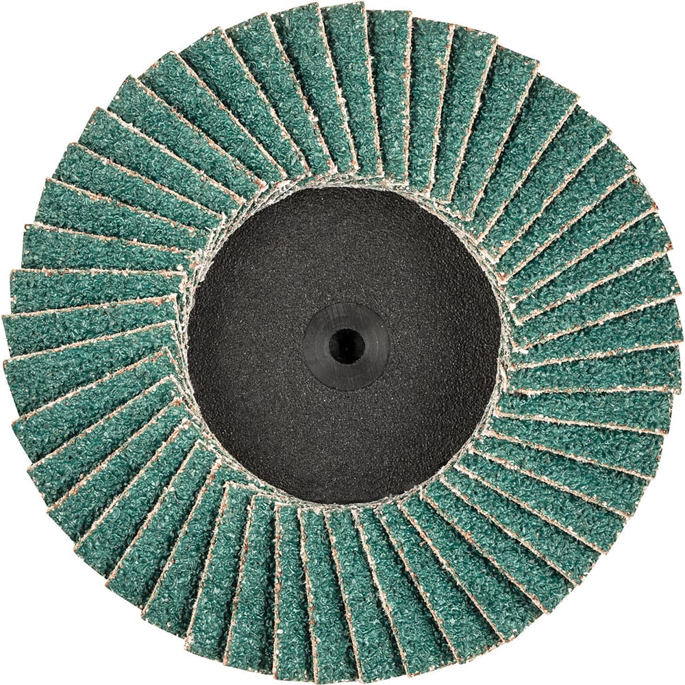 PFERD - Flap Discs; Abrasive Type: Coated ; Flap Disc Type: Compact ; Disc Diameter (Inch): 3 ; Abrasive Material: Zirconia Alumina ; Grit: 40 ; Attaching System: Quick Change Type CDR - Exact Tool & Supply