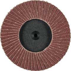 PFERD - Flap Discs; Abrasive Type: Coated ; Flap Disc Type: Type 27 ; Disc Diameter (Inch): 3 ; Abrasive Material: Aluminum Oxide ; Grit: 80 ; Attaching System: Quick Change Type CDR - Exact Tool & Supply
